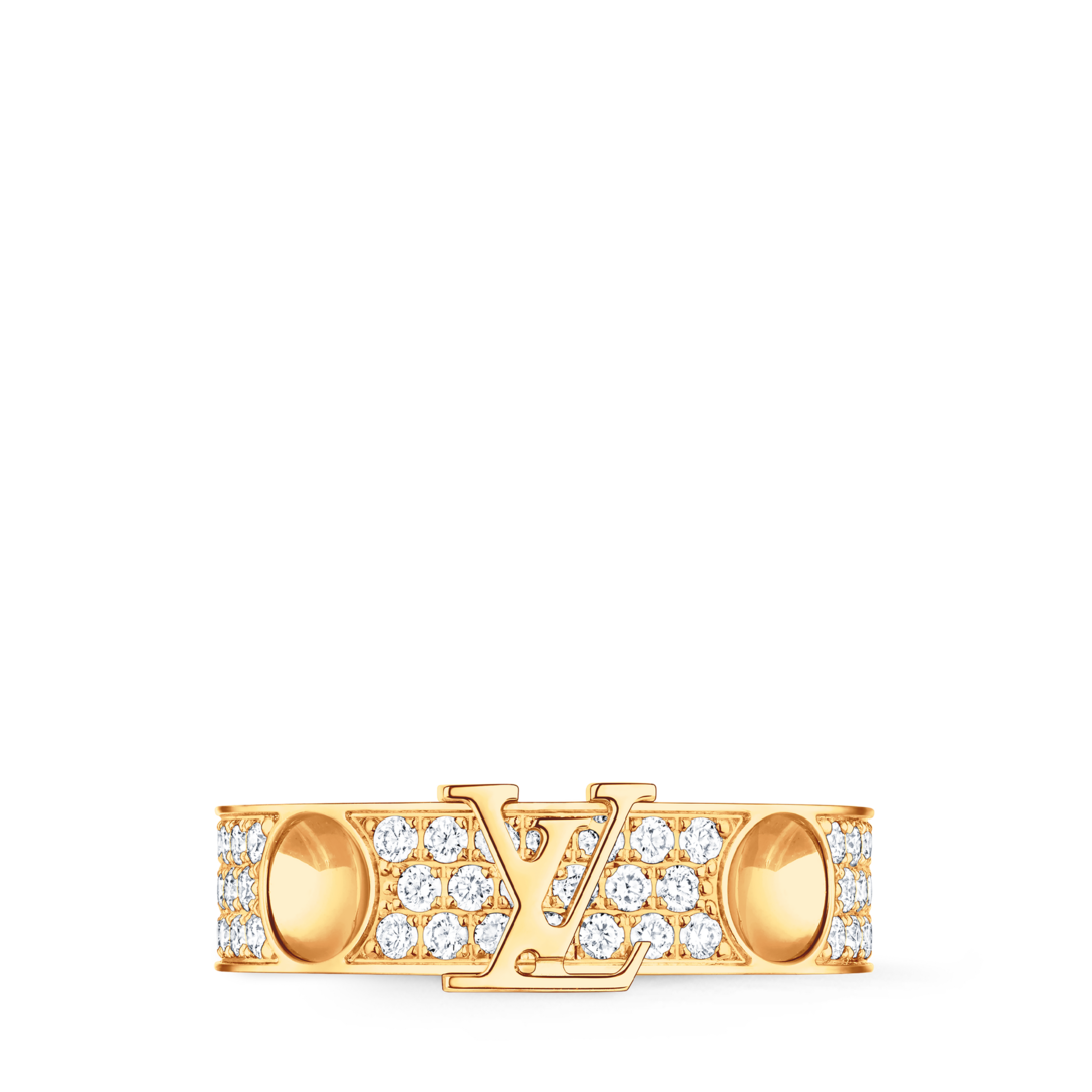 LOUIS VUITTON アクセサリー(その他) ゴールド 4500225F0124 リング アンプラント LV (イエローゴールド×ダイヤモンド